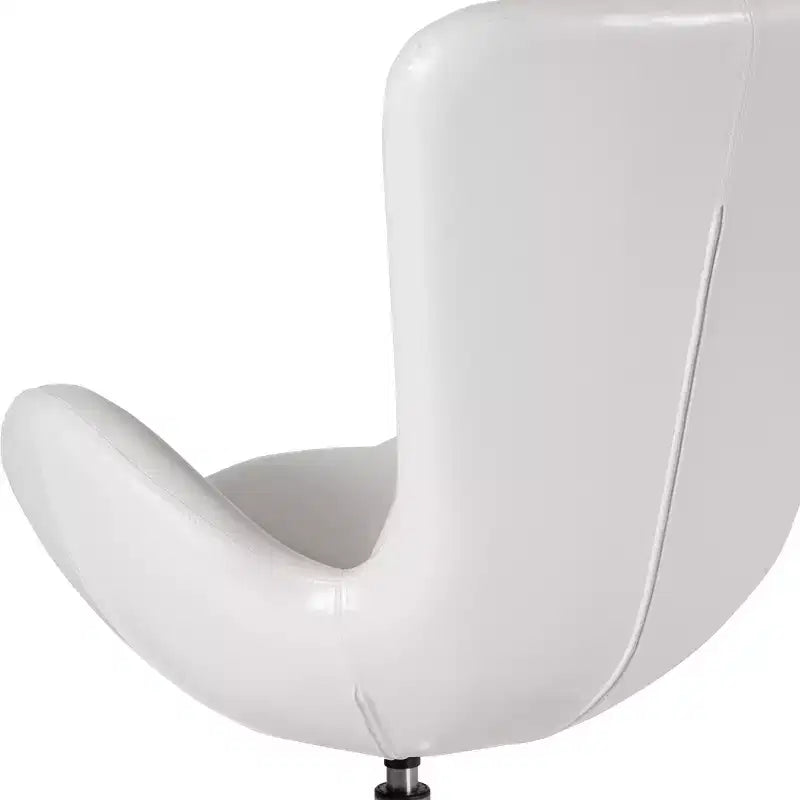 Fauteuil de réception pivotant avec coussin de dossier