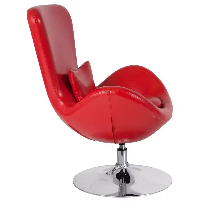 Fauteuil de réception pivotant avec coussin de dossier