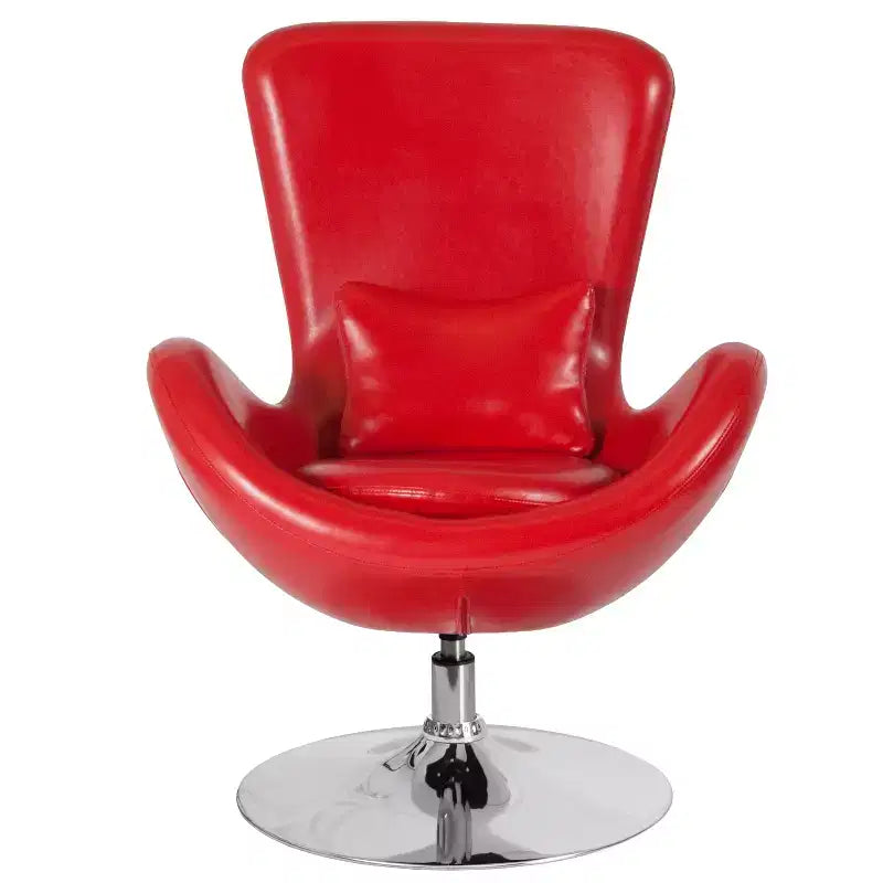 Fauteuil de réception pivotant avec coussin de dossier