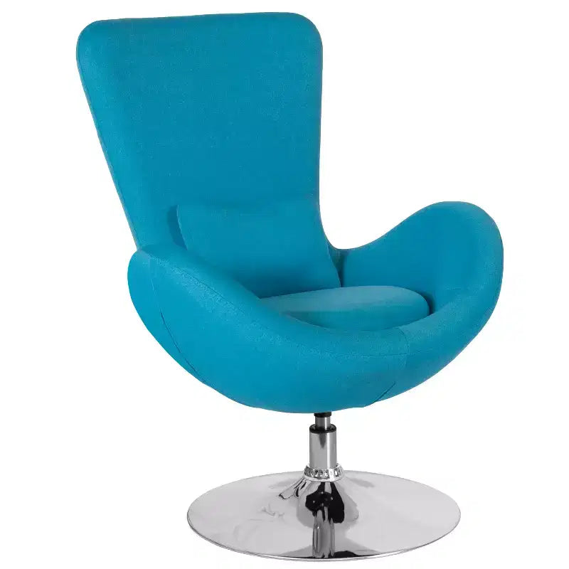 Fauteuil de réception pivotant avec coussin de dossier