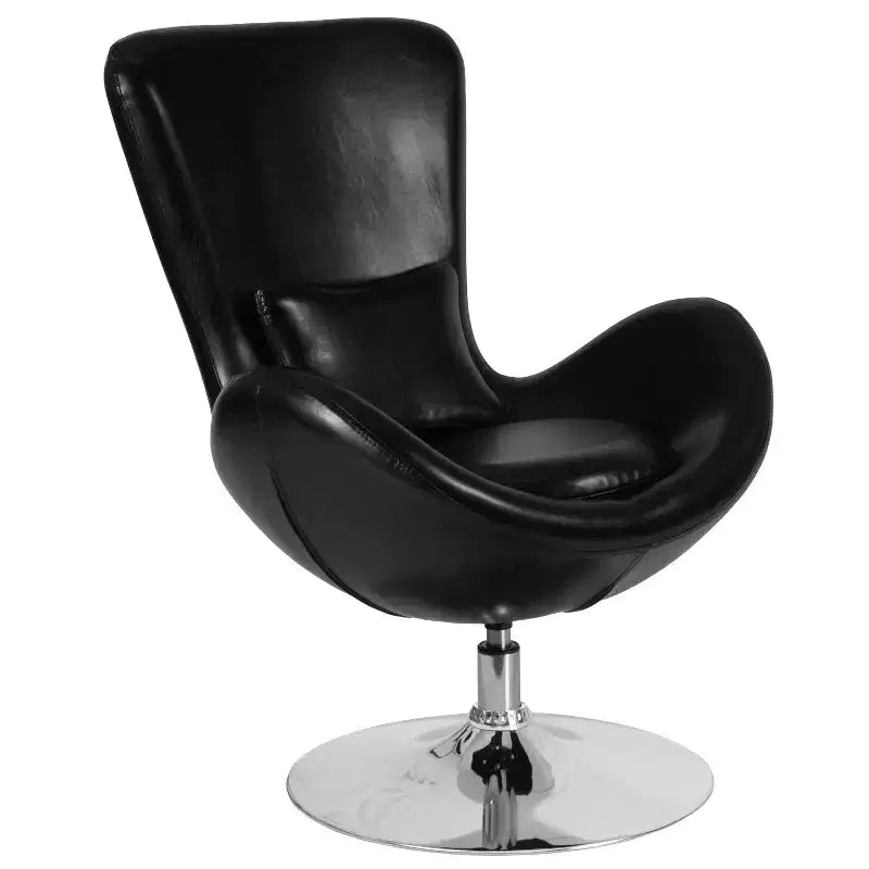 Fauteuil de réception pivotant avec coussin de dossier