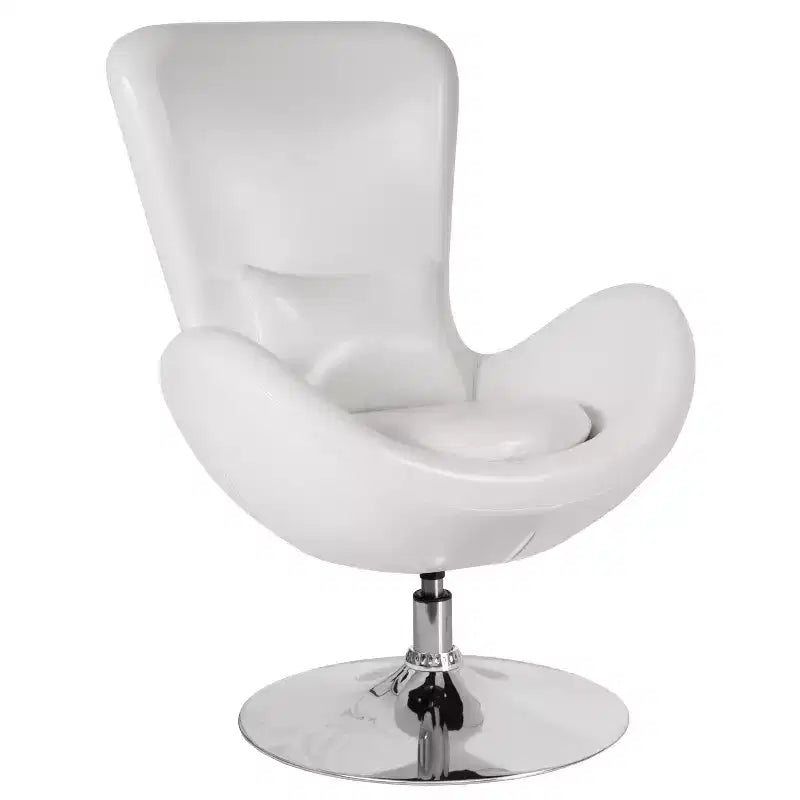 Fauteuil de réception pivotant avec coussin de dossier