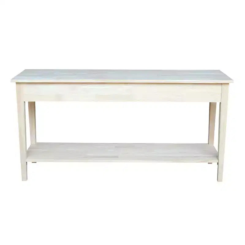 Console de serveur Spencer inachevée brun clair